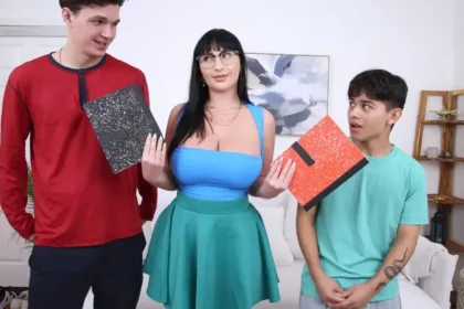 Aleksa Mink - Polar Opposites: Tall Bully & Short Nerd vs the Extra Curvy Tutor